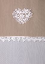 Romeins gordijnset in linnenlook 