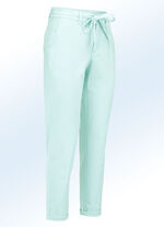 Broek in trendy chinovorm JADEGROEN