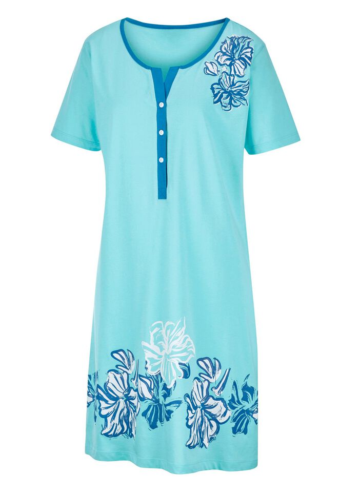 Twee-pack nachthemden met kortere pasvorm 