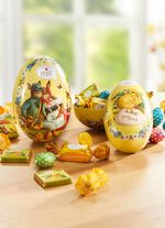 Nostalgisch paasei van metaal 