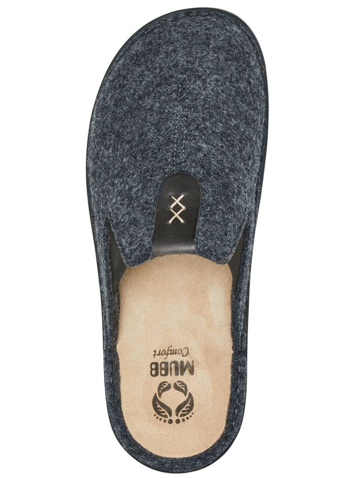 Mubb pantoffels met elastische banden aan de zijkanten 