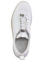 Gemini sneakers met decoratieve stiksels WIT