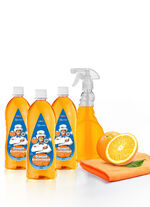 Universele krachtreinigerset, 5-delig, voor het verwijderen van hardnekkig vuil