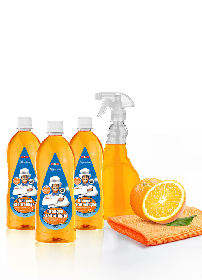 Universele krachtreinigerset, 5-delig, voor het verwijderen van hardnekkig vuil