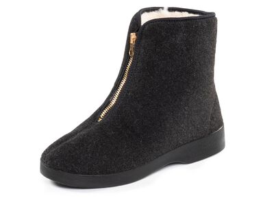 Huislaarzen met praktische ritssluiting 