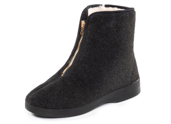 Huislaarzen met praktische ritssluiting 