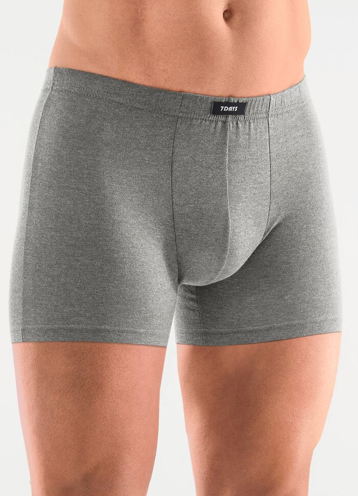 Vierpak broeken met elastische tailleband 