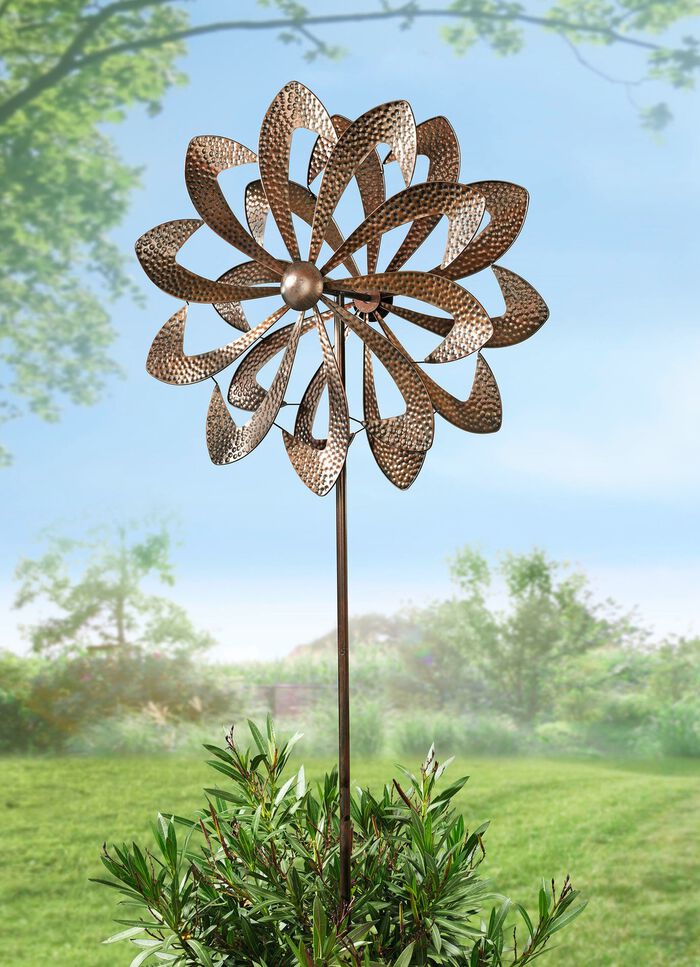 Dubbele metalen windturbine 