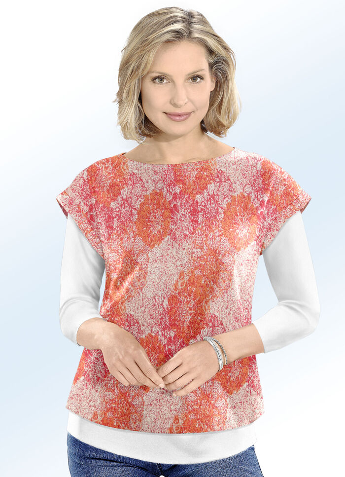 trui in jacquardmotief HUMMER-ECRU