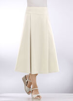 Rok met plooien BEIGE