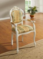 Eetkamerstoelen met massief beukenhouten frame GROEN-WIT