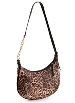 Tas, dames, met verstelbare schouderband met kettingdetail 