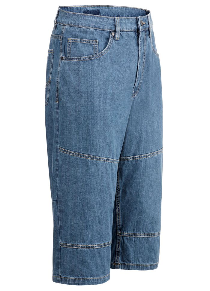 Denim bermuda's JEANSBLAUW