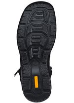 GINO GALANTE, gevoerde herenlaarzen, winterschoenen, met lamsvacht ZWART