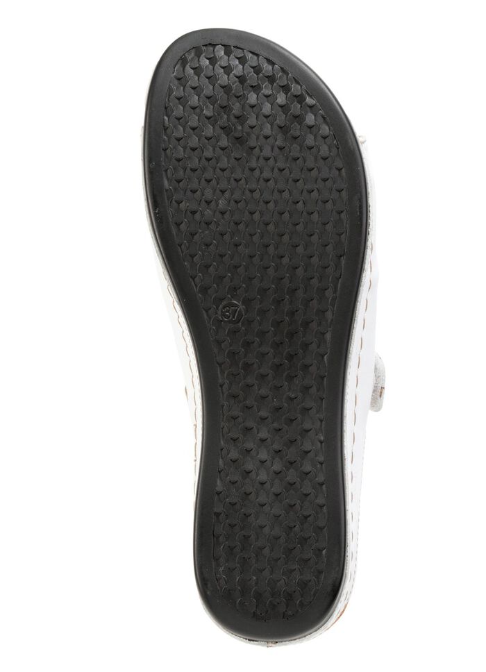 ELENA EDEN muiltjes van nappaleer met contrasterende details 