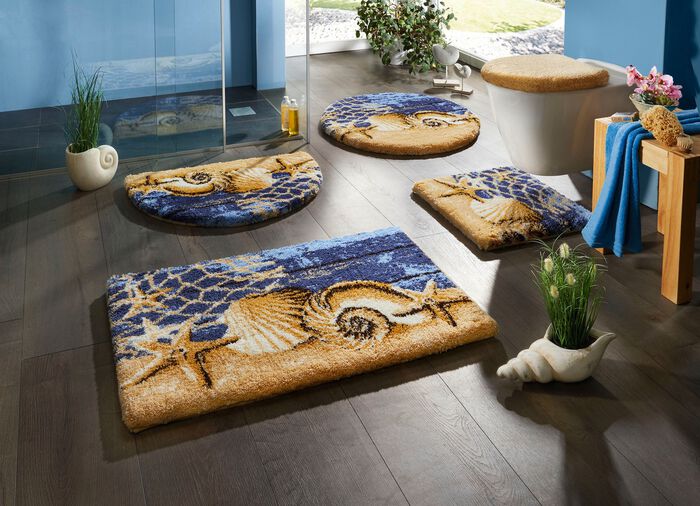 Badmattenset met antislip-onderkant 