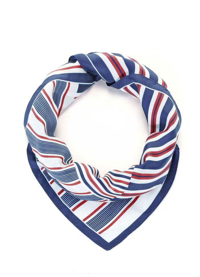 Halsdoek met strepenmotief 
