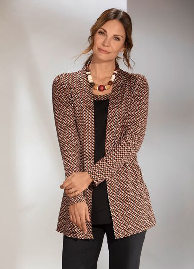 Overhemd in een verfijnde jasjelook 