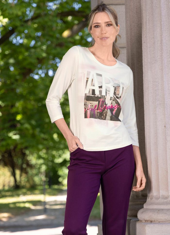 Shirt met motiefprint 