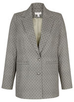 Blazer met grafisch ontwerp 