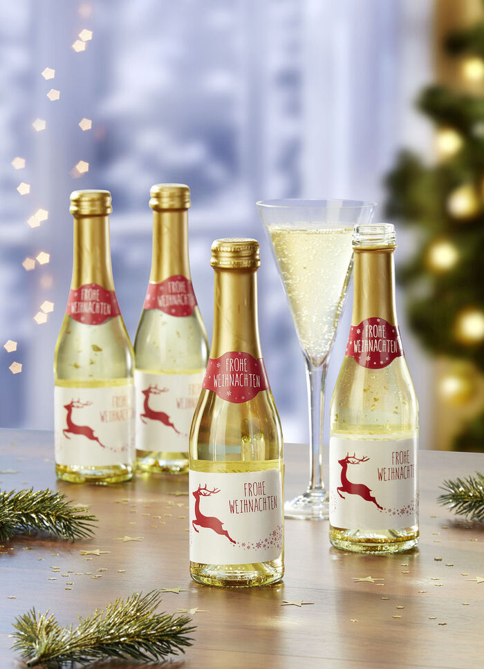 Set van 4 Piccolo's Vrolijk Kerstfeest 