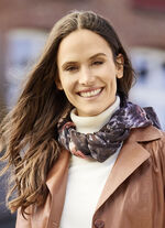 Sjaal met fantasiedessin 