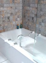 Badzitje van stevig aluminium 