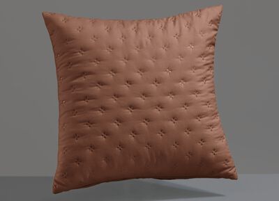 Bedsprei met quilt en lintrand 