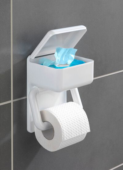 Wc-rolhouder 2-in-1 