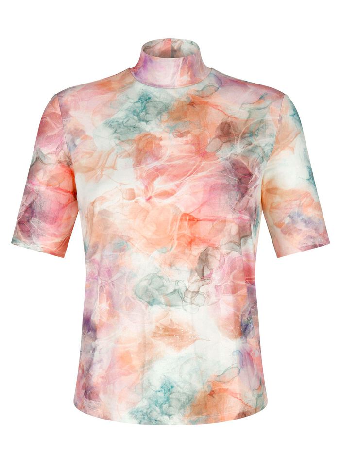 Overhemd met modieuze opstaande kraag 