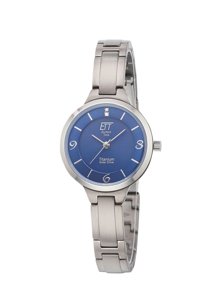 ETT solar dameshorloge met quartz uurwerk 