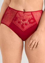 Miss Mary slip met gevoerde elastische kant ROT