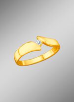 Solitaire ring met loepzuivere briljant 