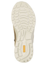 Sportieve heren veterschoenen, breedte H, met uitneembaar voetbed BEIGE