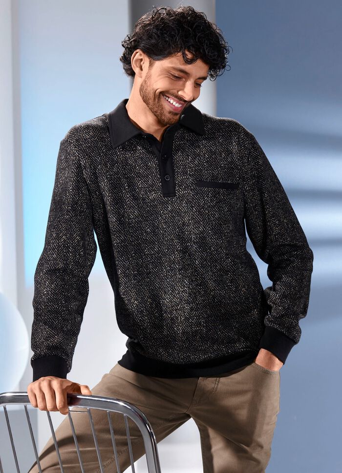 Poloshirt met borstzakje 