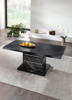 Elegante salontafel met marmerlook MARMOR-GRIJS