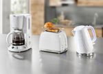 Russell Hobbs Honeycomb ontbijtserie gemaakt van hoogglans kunststof 