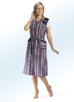 Huishoudschort met borduursel 