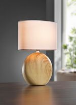 Tafellamp met keramische voet 