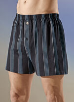 Pak van vier boxershorts met streepjesmotief 