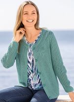 Vest van mesh-breisel 