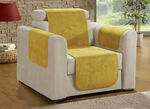 Fauteuil- en bankbeschermer met vlekbescherming en antislipcoating GOUD