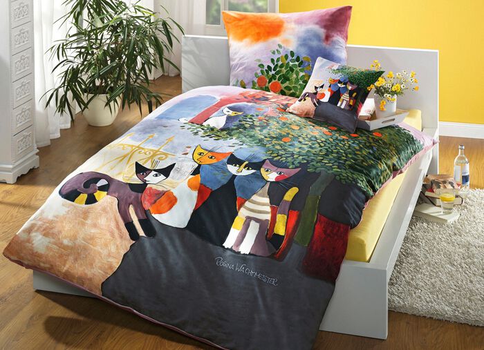 Beddengoedset met Rosina Wachtmeister motief KLEURRIJK
