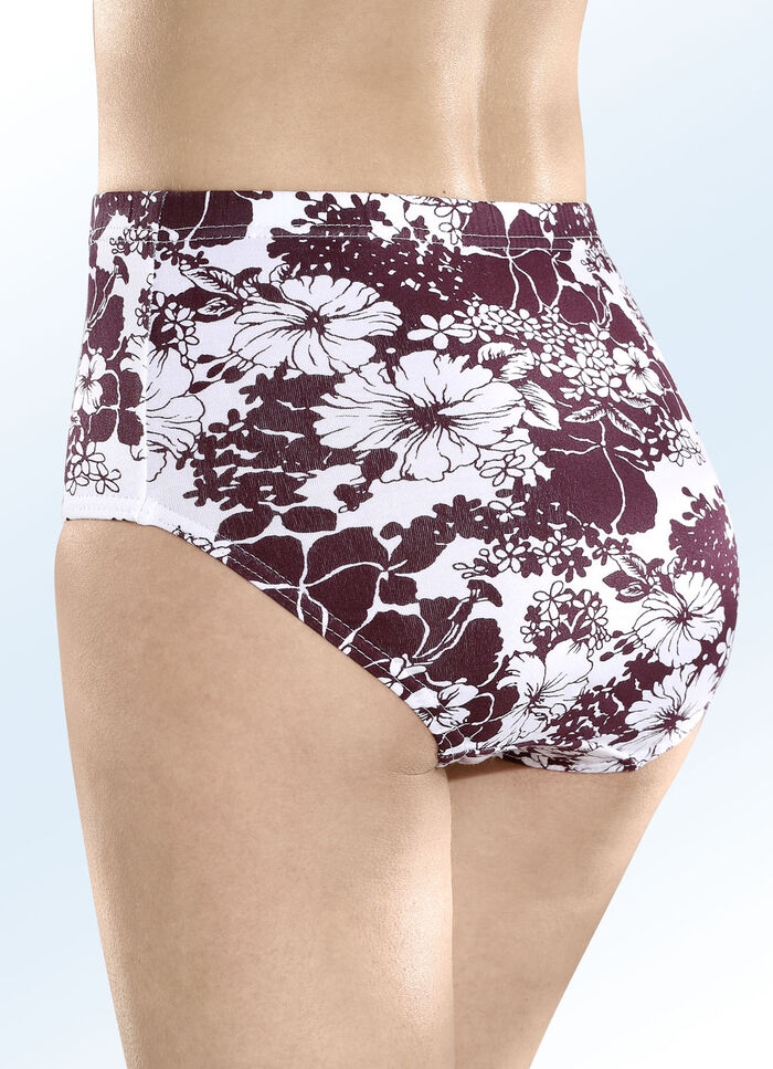 Verpakking met vijf slips met elastische band 