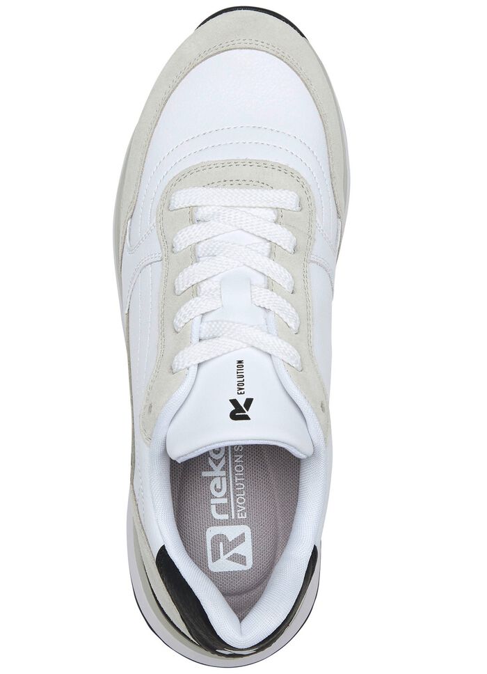 Rieker sneakers met een interessante zebraprint WIT