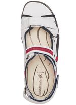 Waldl&auml;ufer, sportieve damessandalen, breedte H, met uitneembaar voetbed WIT-BLAUW-ROOD