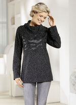 Coltrui met contrasterende print 