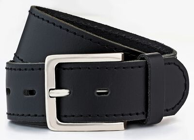 Klassieke herenriem, gemaakt van leer, 4 cm breed 