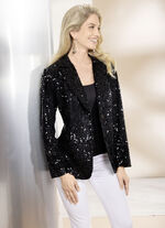 Blazer met pailletten 