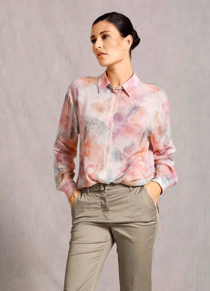 Overhemdblouse met een geweldig all-over-design 